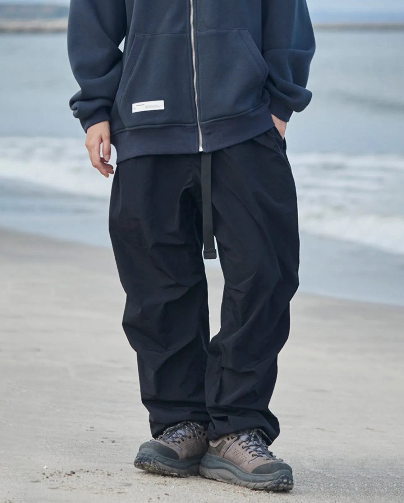 NYLON EASY PANTS W686