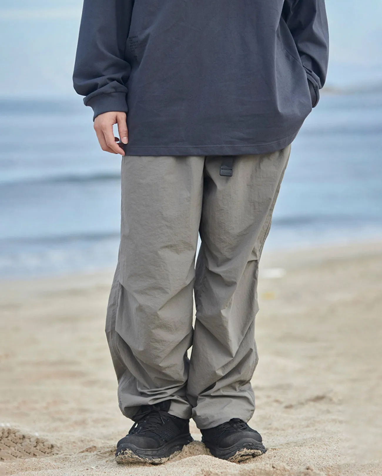 NYLON EASY PANTS W686