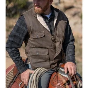 Outback Trading Company® Men's Cobar Brown Vests 29742-BRN