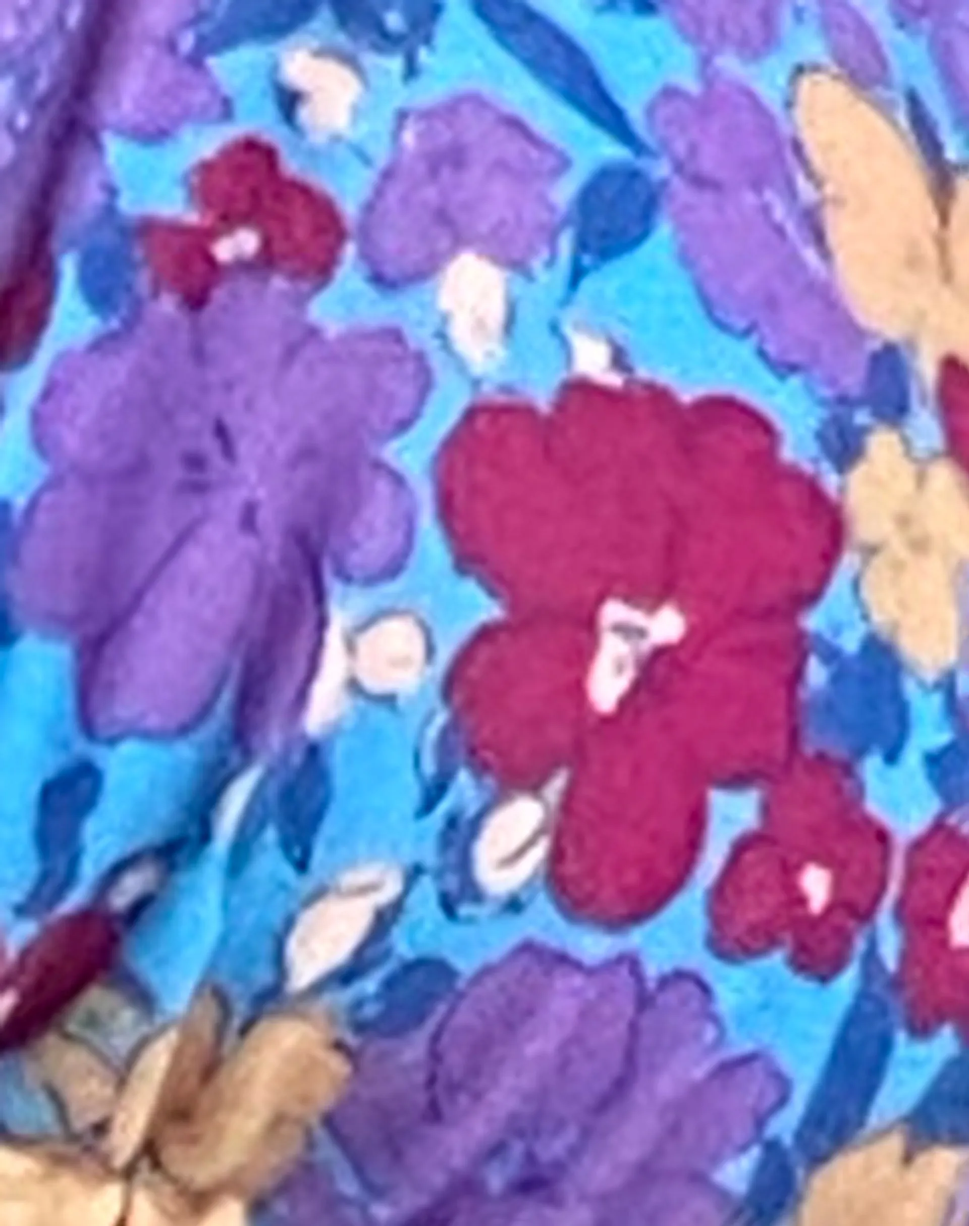 Pamita Bikini Top in Washed Out Floral Purple