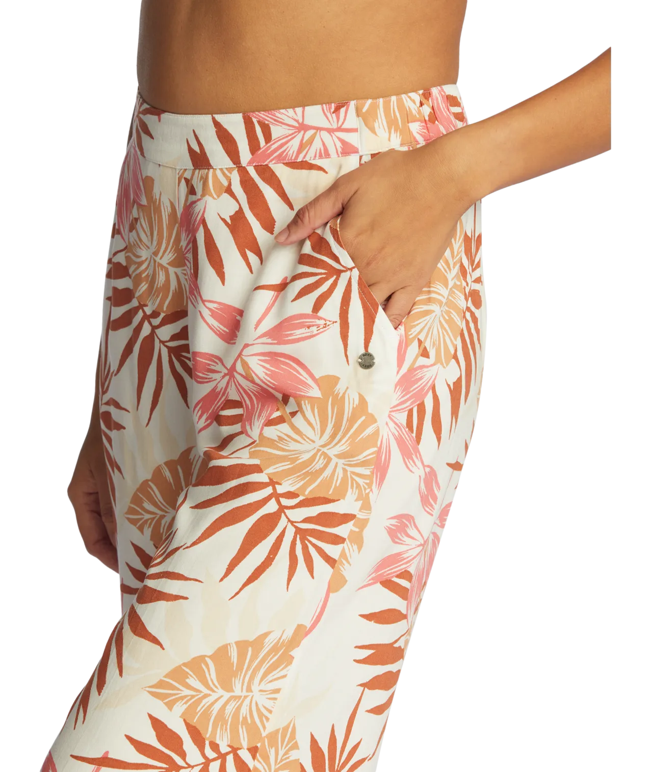 Roxy Midnight Avenue Pants-Snow White