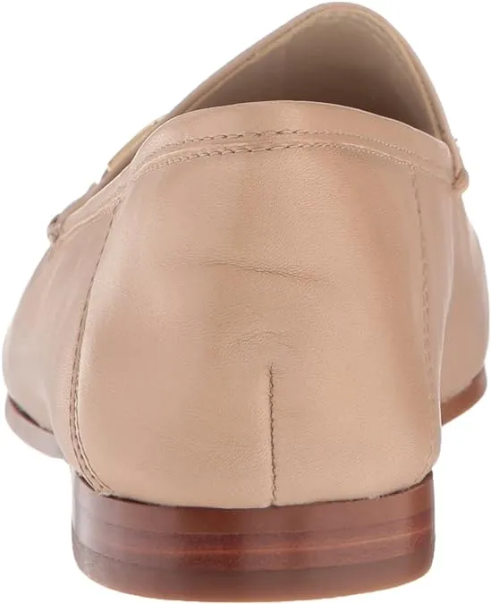 Sam Edelman Loraine Classic Rose Nude Leather Almond Toe Slip On Fashion Loafers