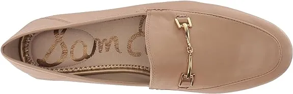 Sam Edelman Loraine Classic Rose Nude Leather Almond Toe Slip On Fashion Loafers