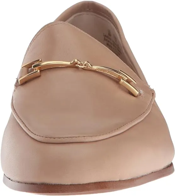 Sam Edelman Loraine Classic Rose Nude Leather Almond Toe Slip On Fashion Loafers