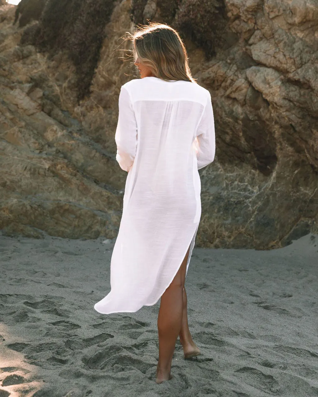 Sexy Long Sleeve Swimsuit Cover Up for Women