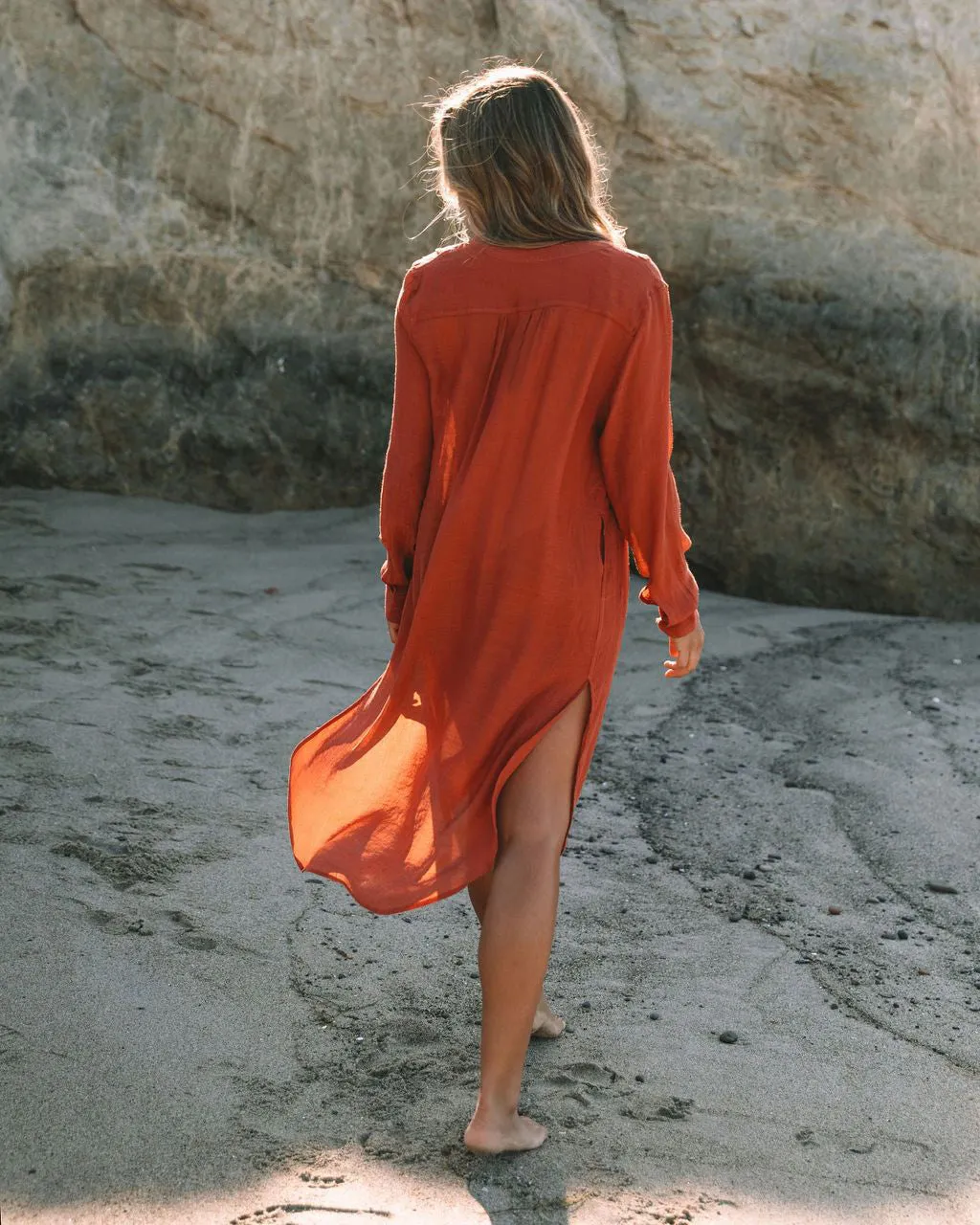 Sexy Long Sleeve Swimsuit Cover Up for Women