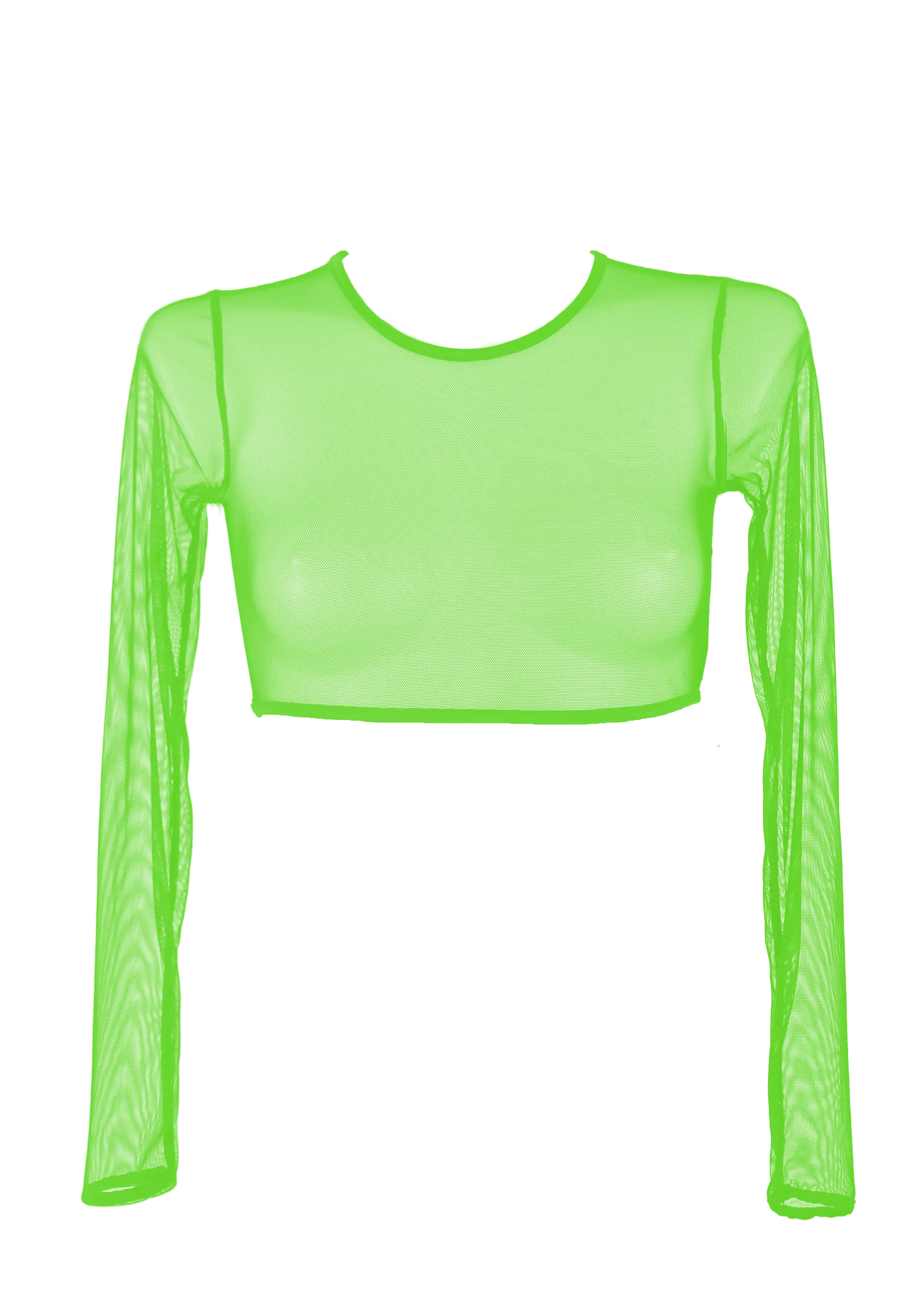 Sexy T-Shirt Long Sleeve Woman Swimwear Cover Up / IRIS T-SHIRT SWIM NEON LIME