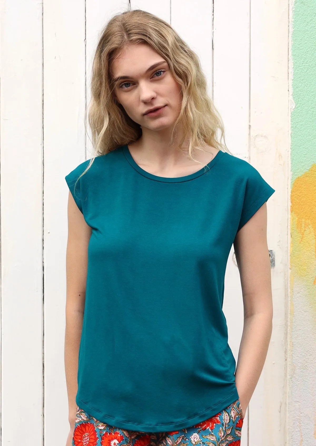 Shell T-shirt Teal