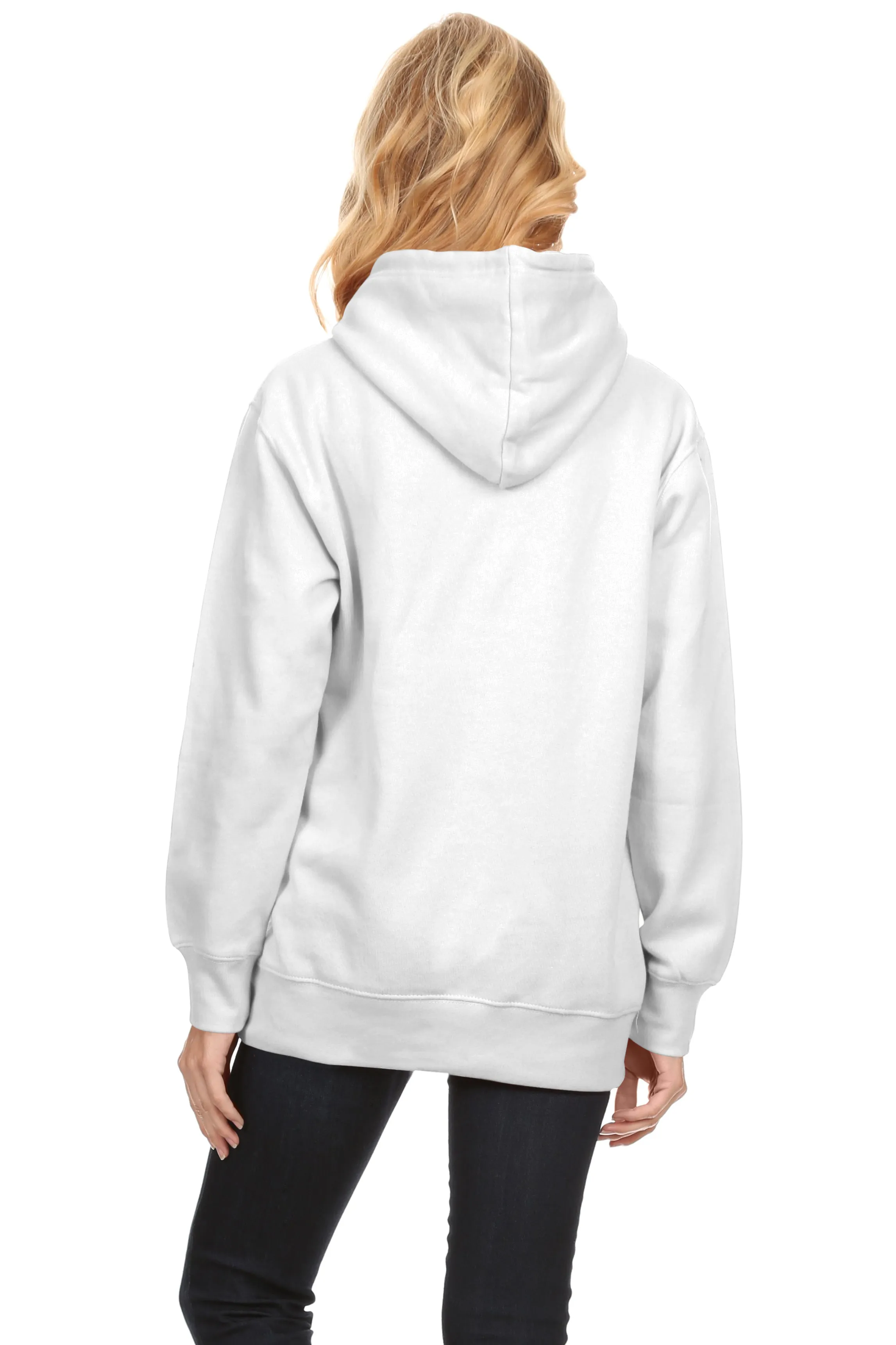 Simlu Plus Size Fleece Pullover Hoodies Oversized Sweater Sweatshirts