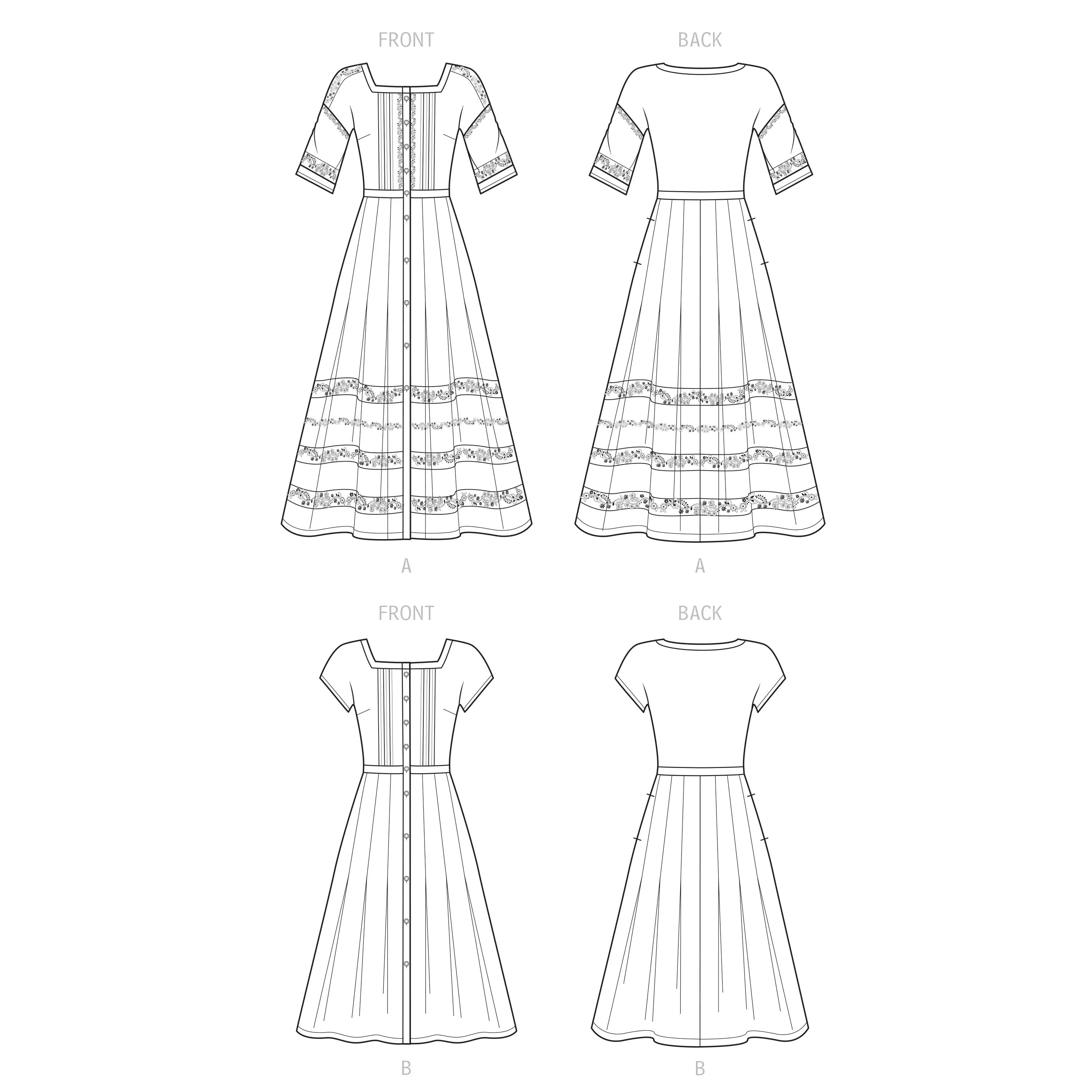 Simplicity Pattern 9542 Misses' Dresses