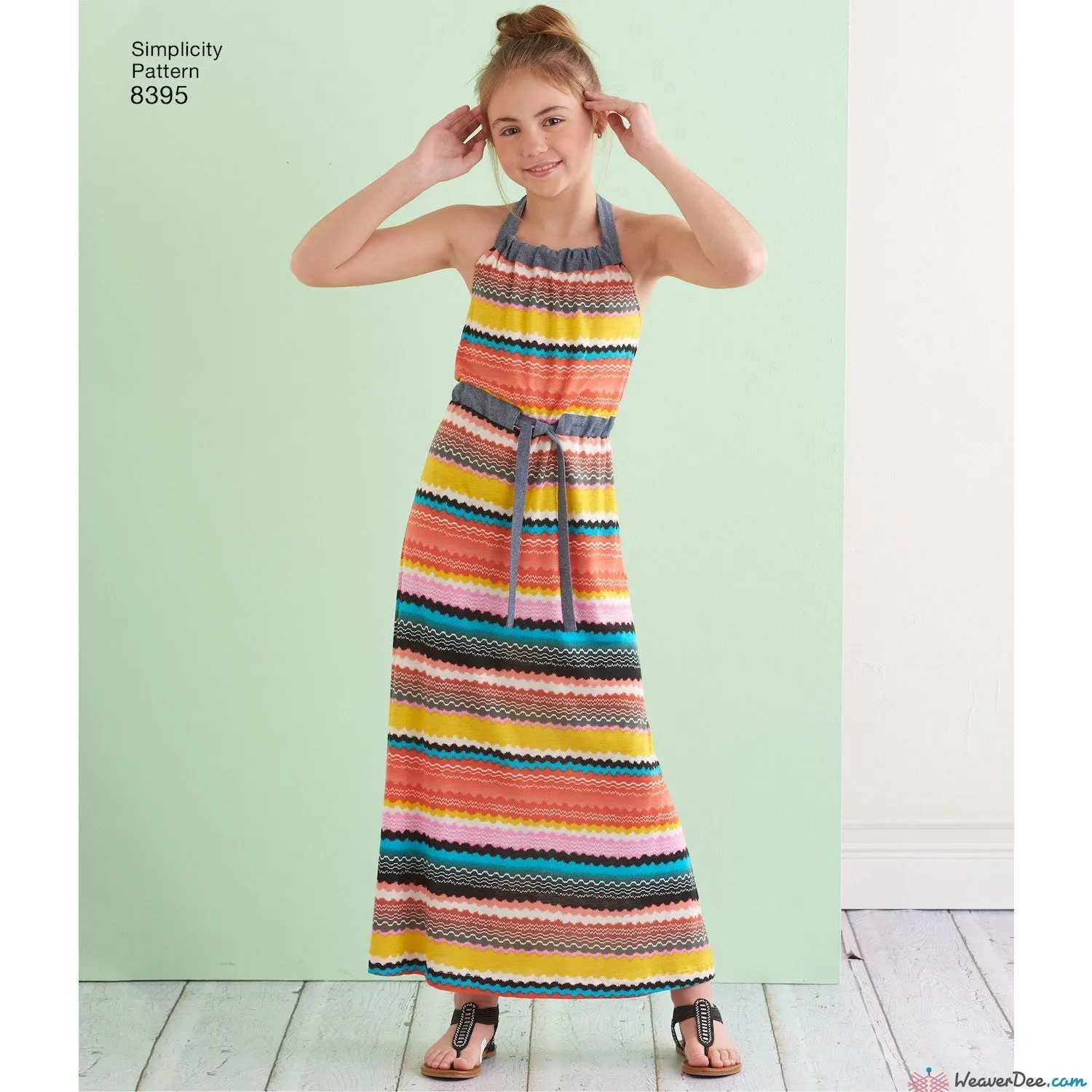 Simplicity Pattern S8395 Child's & Girls' Halter Dress or Romper in 2 Lengths