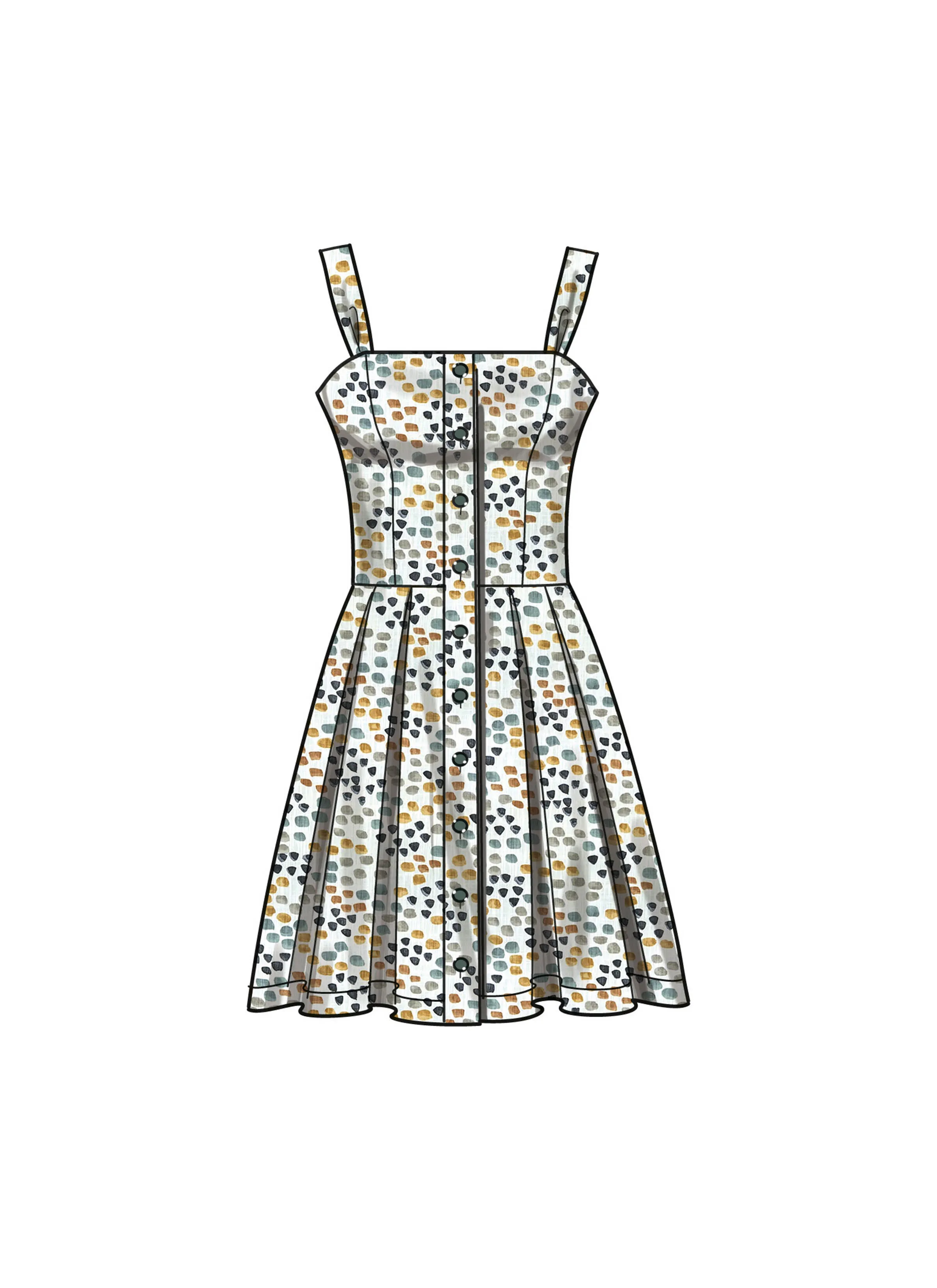 Simplicity Pattern S9743 Plus Size Dress