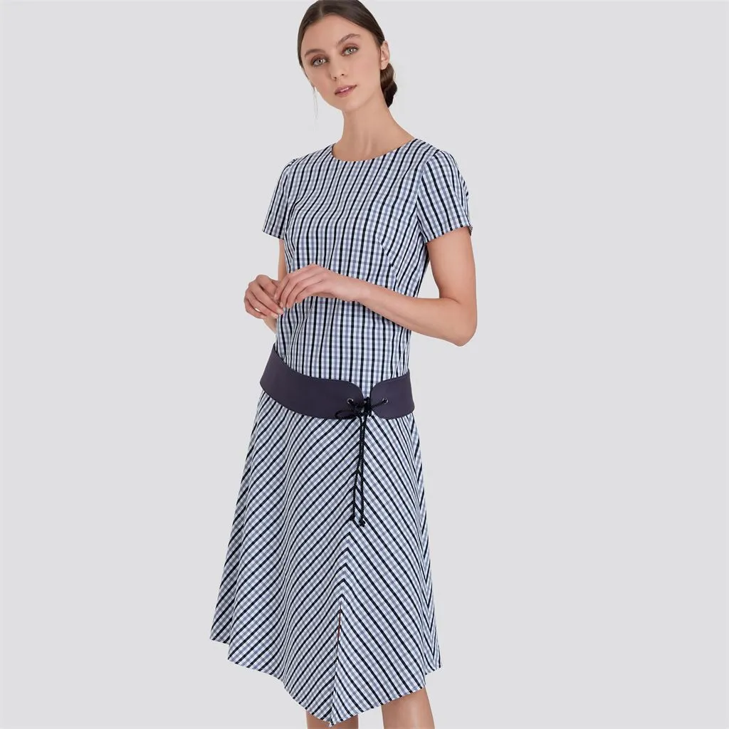 Simplicity Sewing Pattern S9100 Misses' & Women's Dress With Skirt & Sleeve Variations & Belt