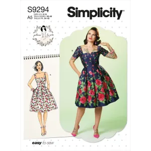 Simplicity Sewing Pattern S9294 Misses' Dress
