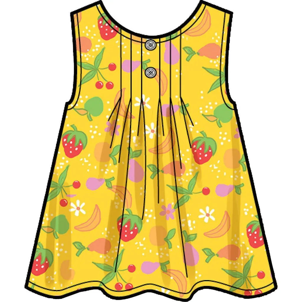 Simplicity Sewing Pattern S9321 Children's Tucked Tops, Dresses, Shorts and Pants