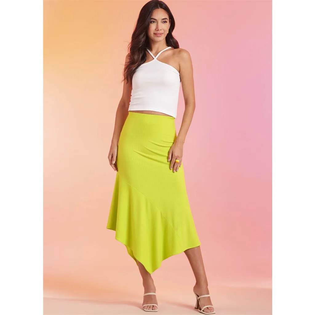 Simplicity Sewing Pattern S9751 Misses' Knit Skirts and Pants in Two Lengths