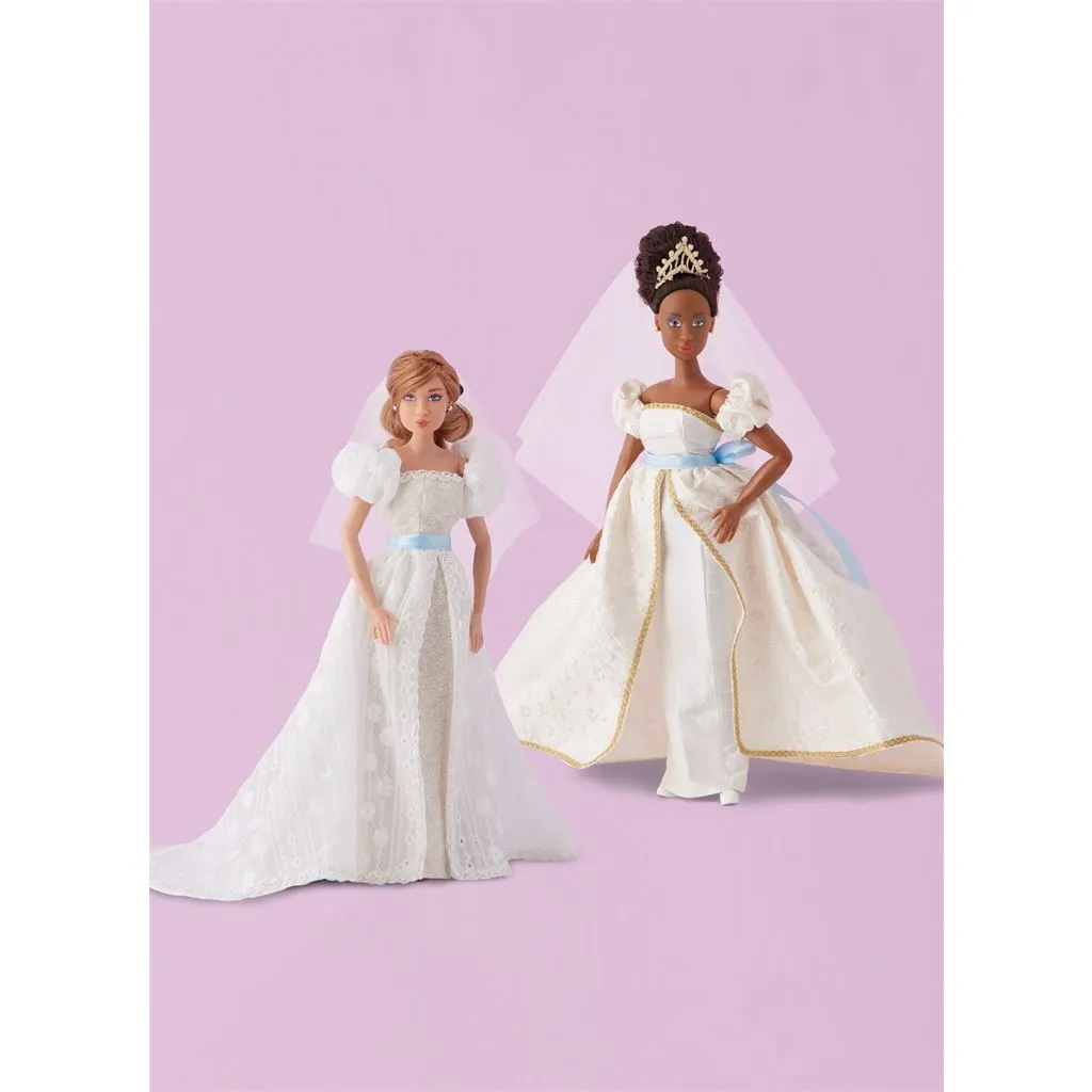 Simplicity Sewing Pattern S9769 11 1 / 2" Fashion Clothes for Regular and Curvy Size Dolls by Andrea Schewe Designs