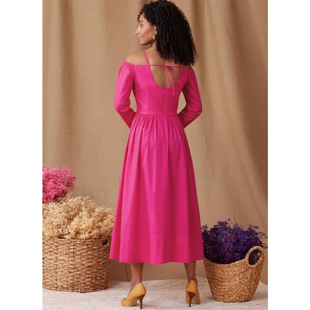 Simplicity Sewing Pattern S9950 Misses' Dress with Sleeve and Length Variations