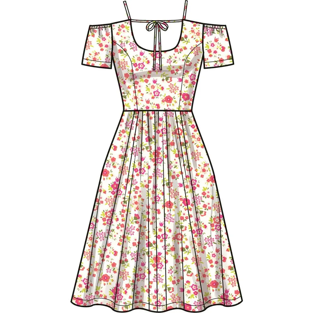 Simplicity Sewing Pattern S9950 Misses' Dress with Sleeve and Length Variations