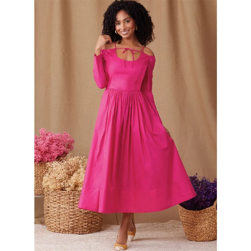 Simplicity Sewing Pattern S9950 Misses' Dress with Sleeve and Length Variations