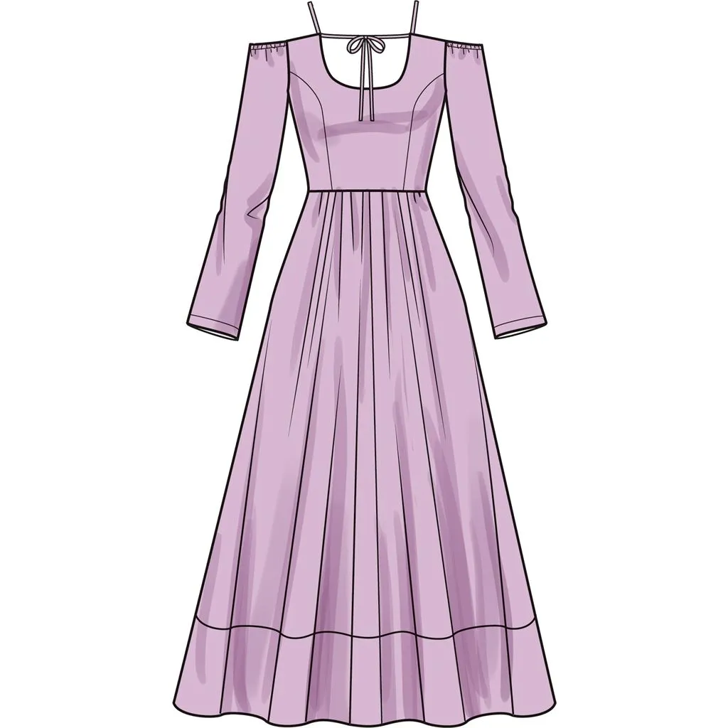 Simplicity Sewing Pattern S9950 Misses' Dress with Sleeve and Length Variations