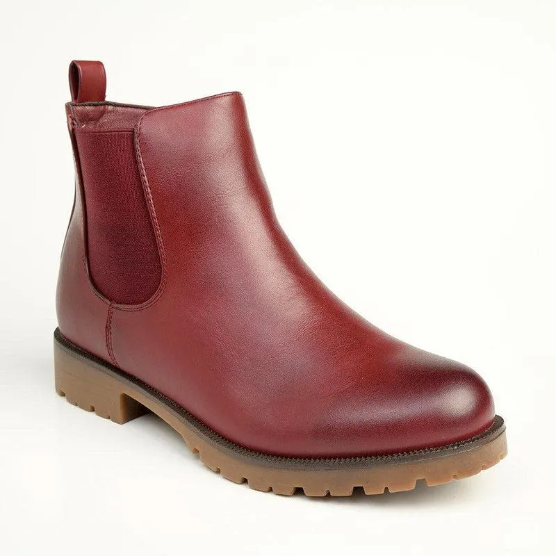 Soft Style by Hush Puppies Samcha Gusset Boot - Oxblood