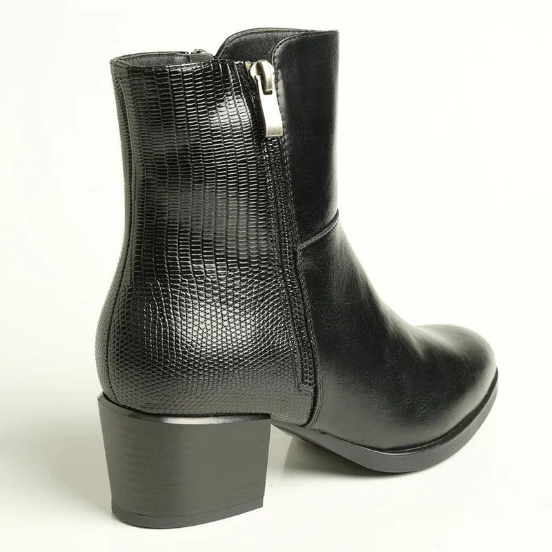 Soft Style by Hush Puppy Gerada Ankle Boot - Black