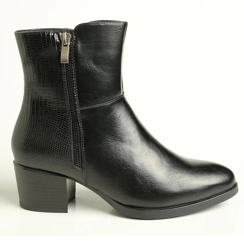Soft Style by Hush Puppy Gerada Ankle Boot - Black