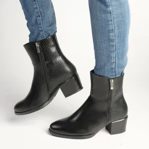 Soft Style by Hush Puppy Gerada Ankle Boot - Black