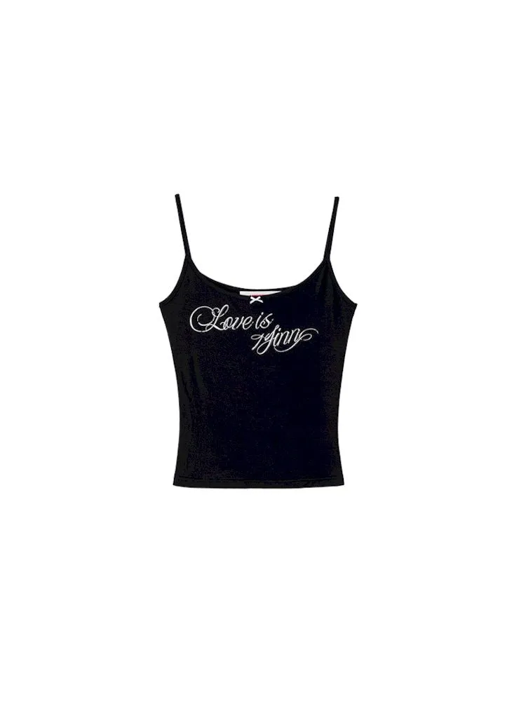 Spaghetti straps peplum tank top【s0000009445】