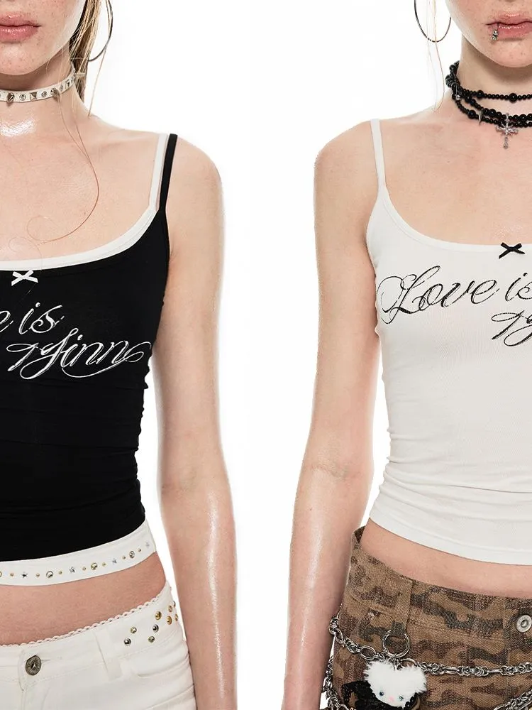 Spaghetti straps peplum tank top【s0000009445】