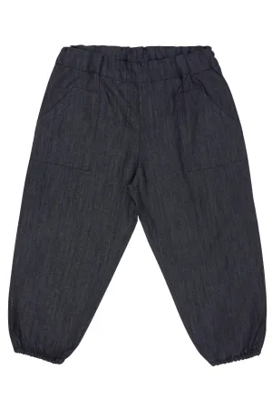 SUPER LIGHT DENIM PANTS - DK DENIM BLUE