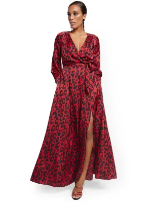 Tall Faux Wrap Maxi Dress