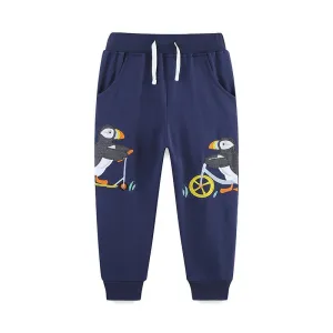 Toddler/Kid Boy Penguin Skateboarder Design Pants