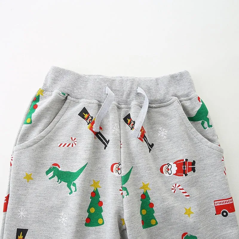 Toddler/Kid Festive Christmas Design Pants