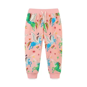 Toddler/Kid Girl Mix Unicorns Print Pants