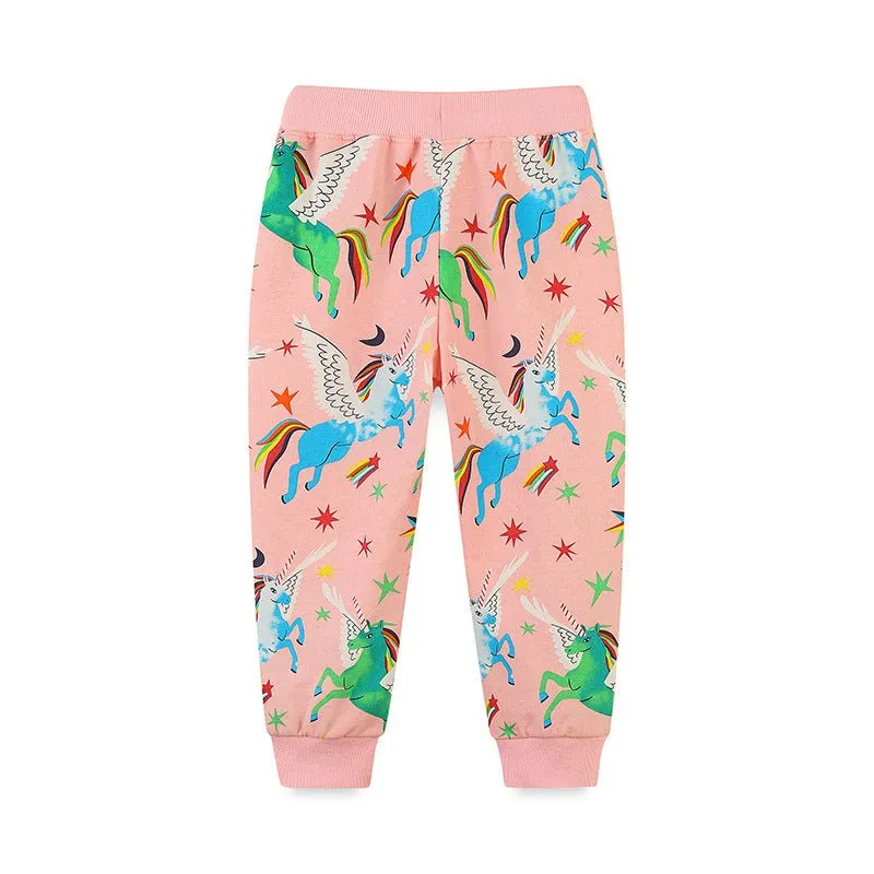 Toddler/Kid Girl Mix Unicorns Print Pants