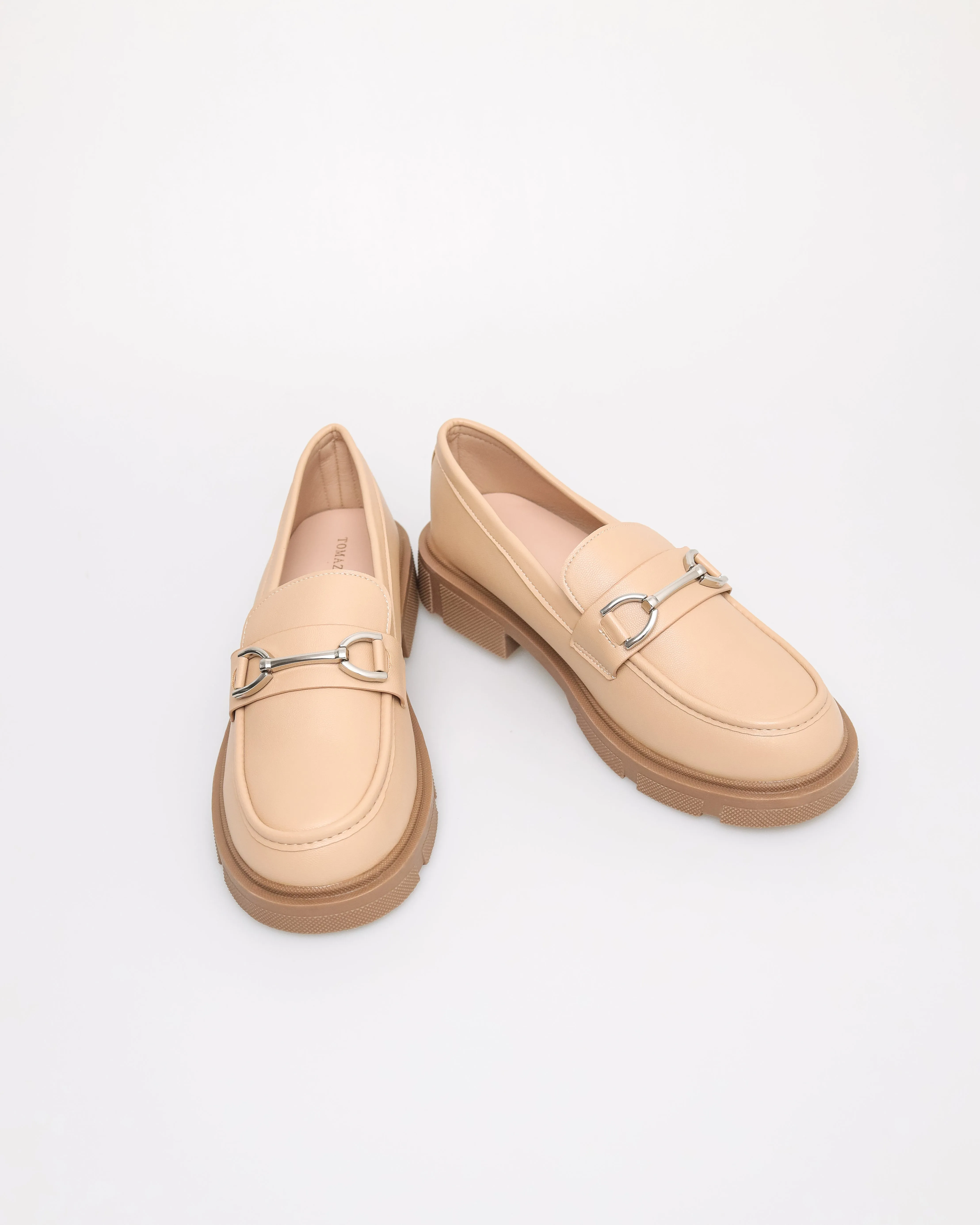 Tomaz NN344 Ladies D-Chain Loafer (Beige)
