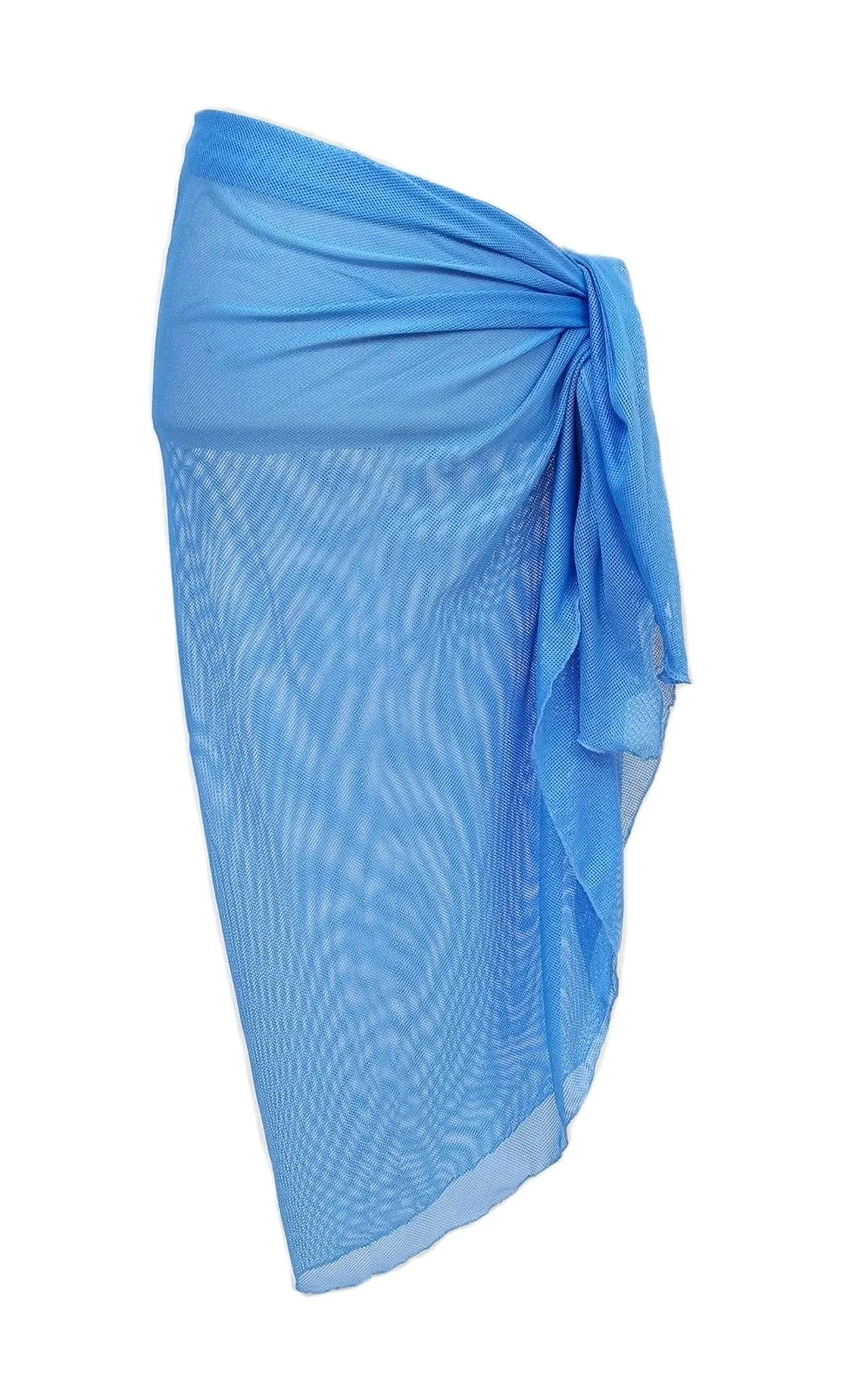 WLS210175 Diana Solid Mesh Sarong