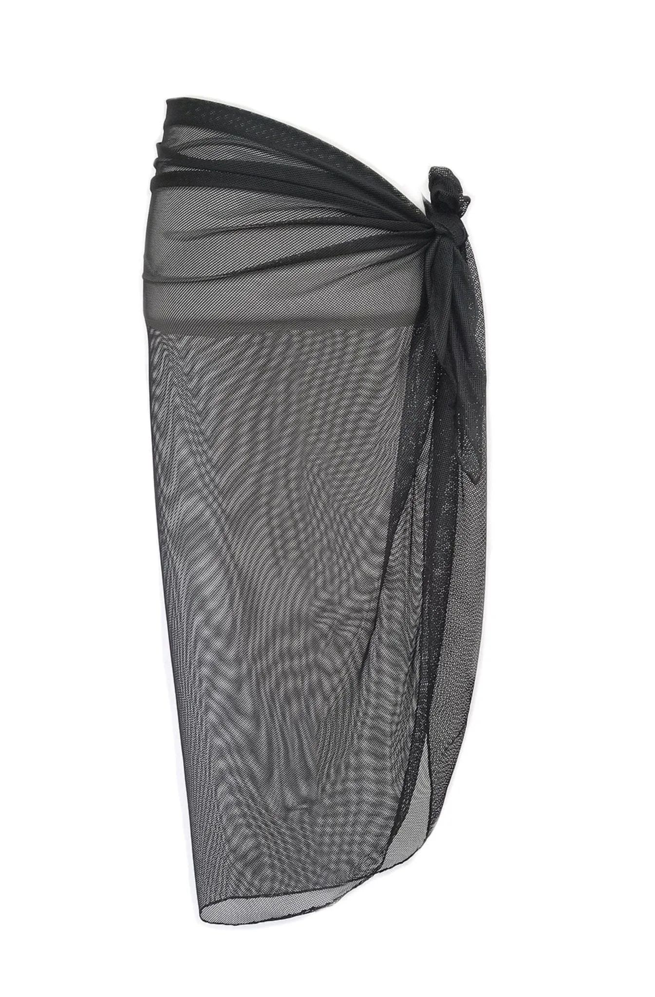 WLS210175 Diana Solid Mesh Sarong