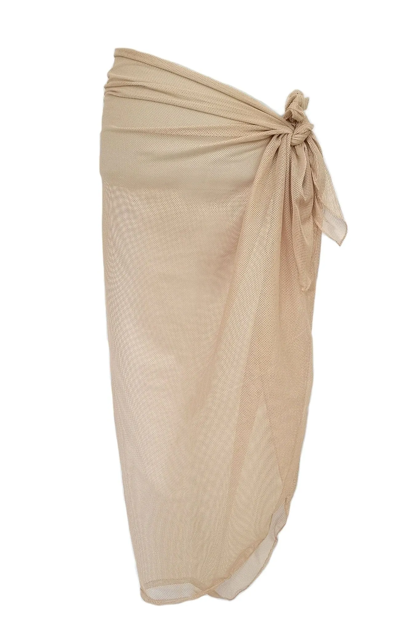 WLS210175 Diana Solid Mesh Sarong