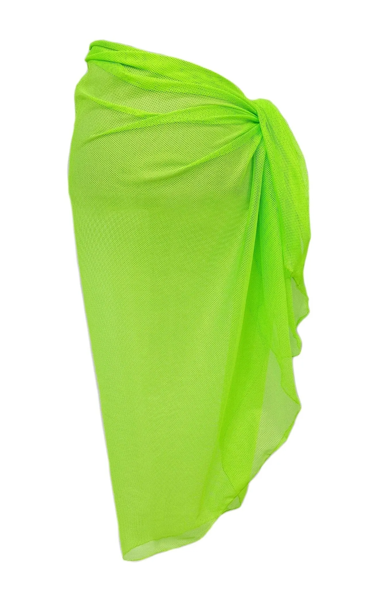 WLS210175 Diana Solid Mesh Sarong